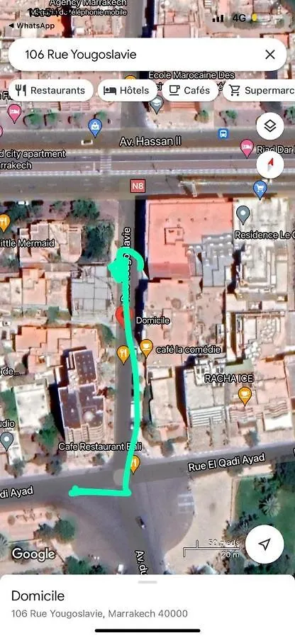 Palace B Av Hassan II Marrakech 40000-Specious Unit#7 Marakeş Daire